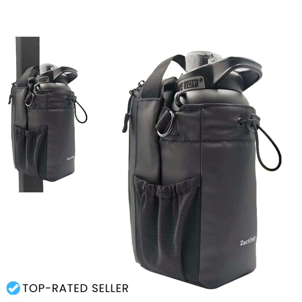 Magnetic Sport Sling Bag Gym Travel Duffel with Water Bottle Holder Phone